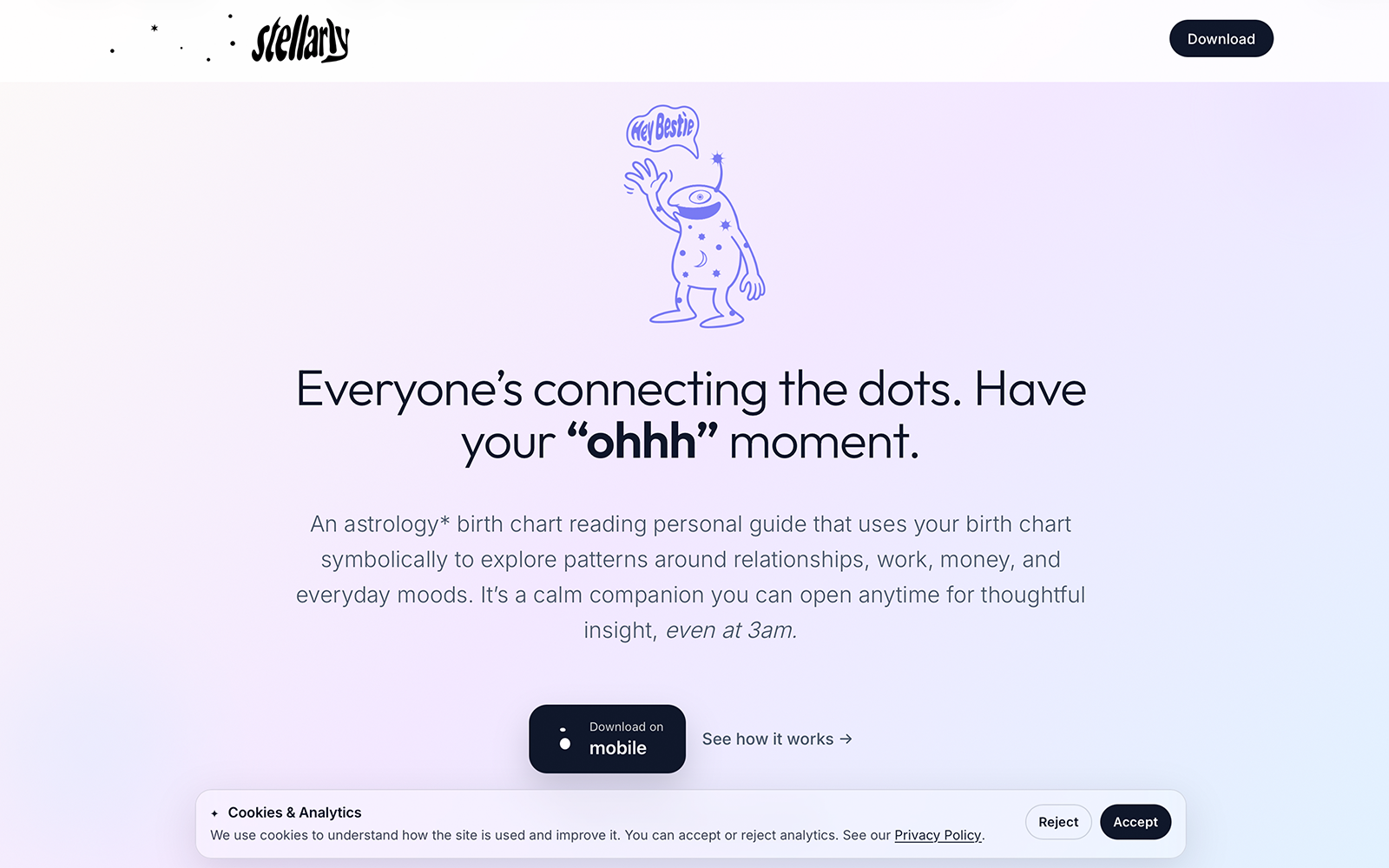 Website homepage preview